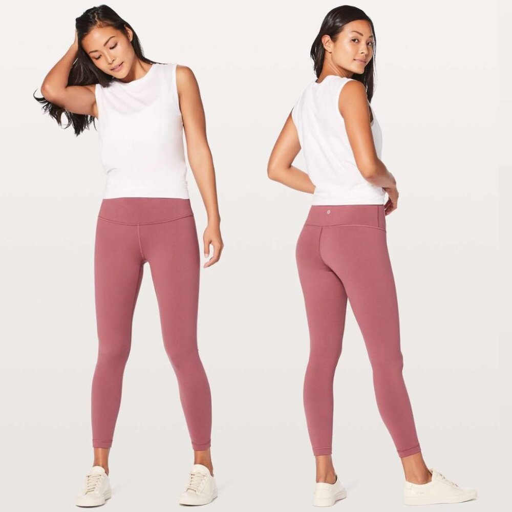 Lululemon - Wunder Under High-Rise Tights Full-On 28" W5ANDS | Misty Merlot | 12 - Picture 7 of 15